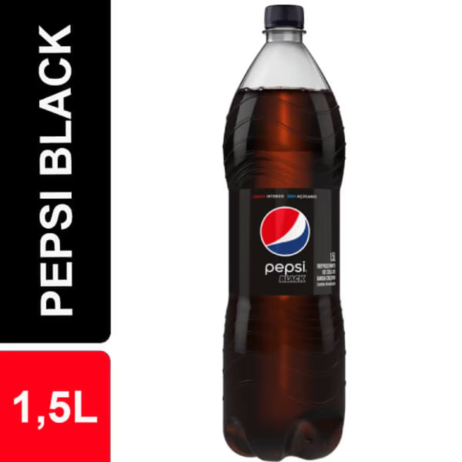 Garrafa Pepsi Zero Black 1,5L Sem Açúçar
