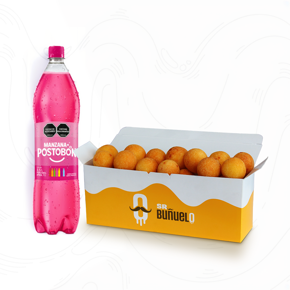 Caja Mini XL + Postobon Manzana 1.5L