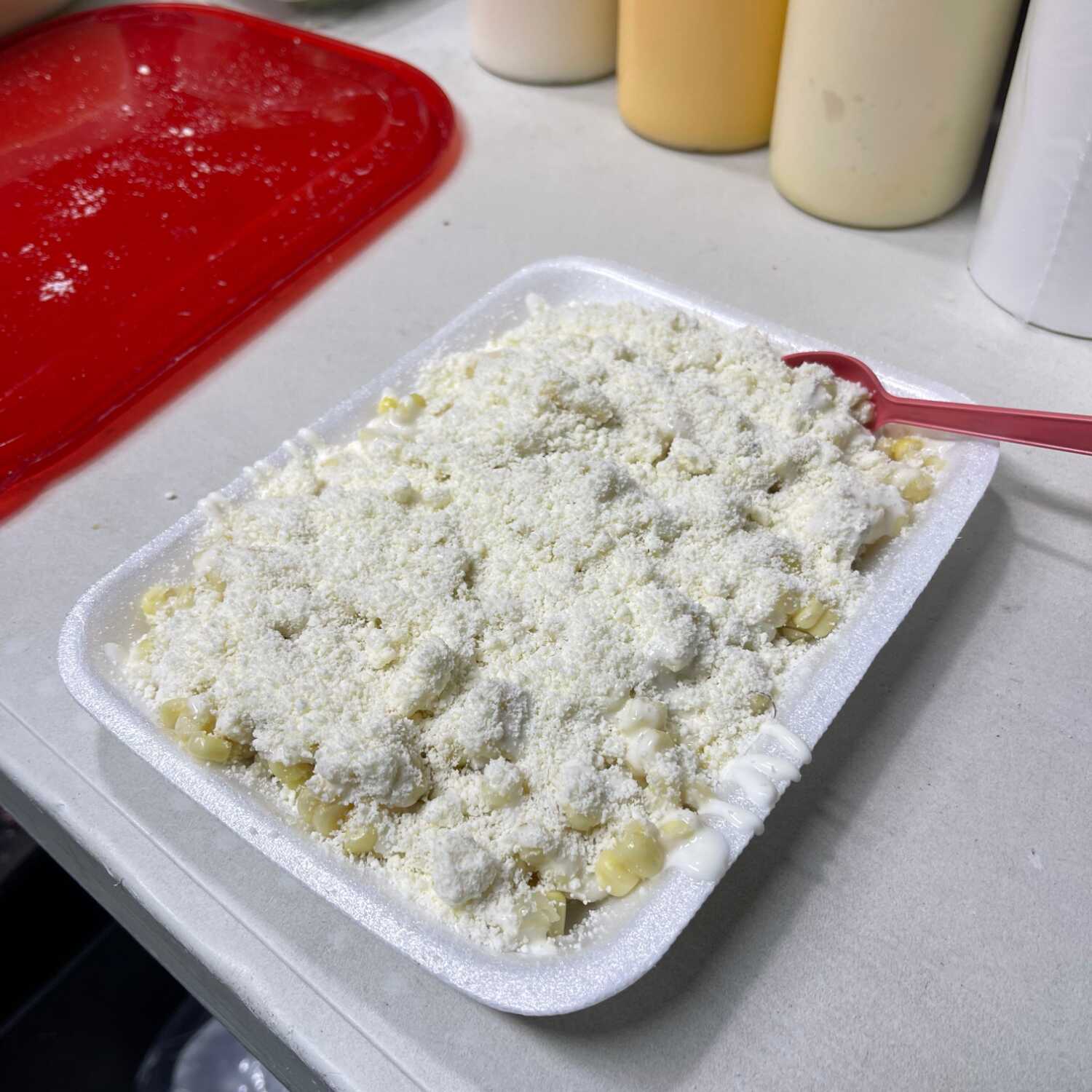 Elote en Plato Grande