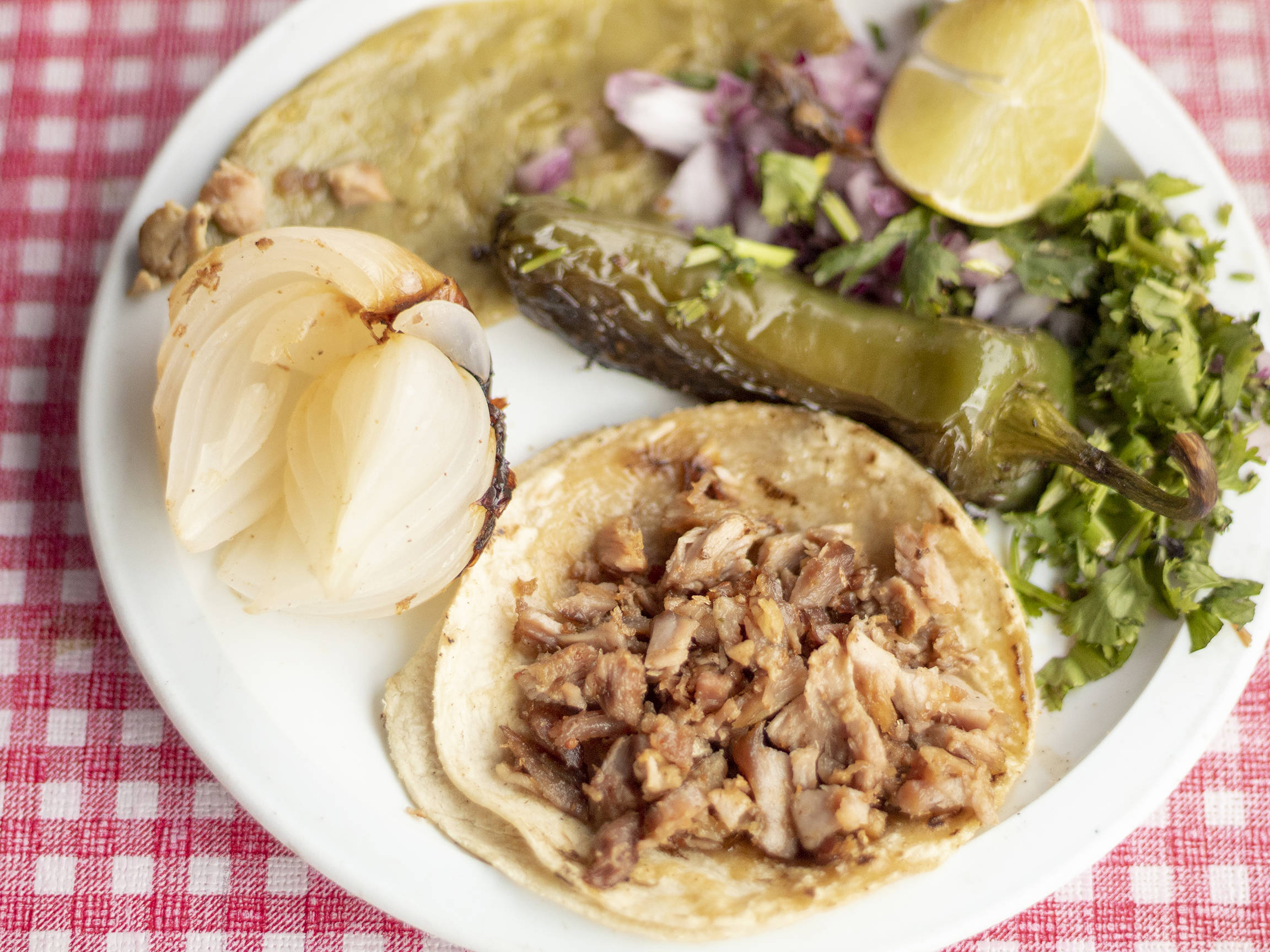 Taco de Suadero con Papa