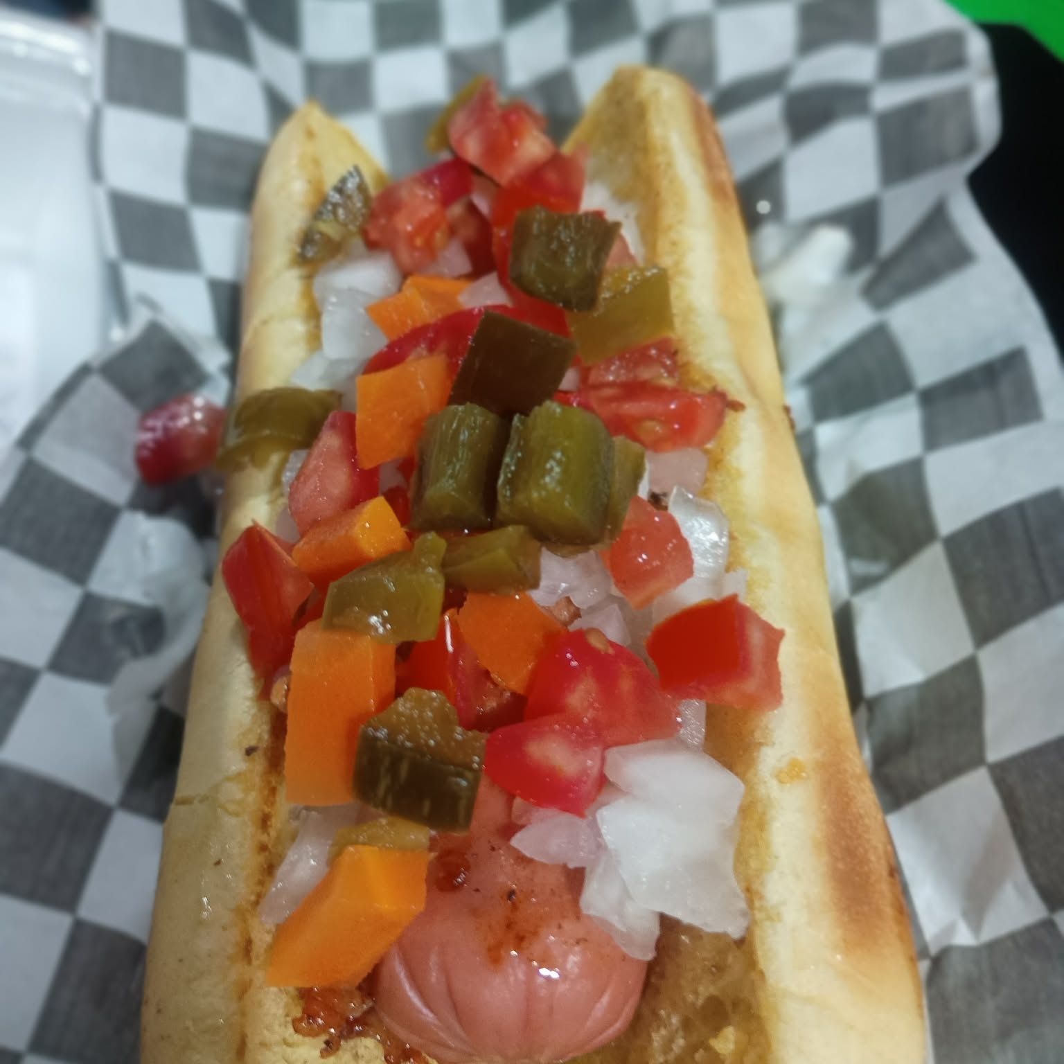 Hotdog hawaiano