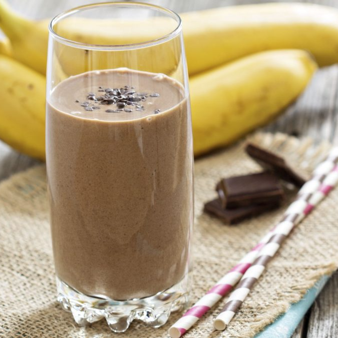 LICUADO CHOCO PLATANO.