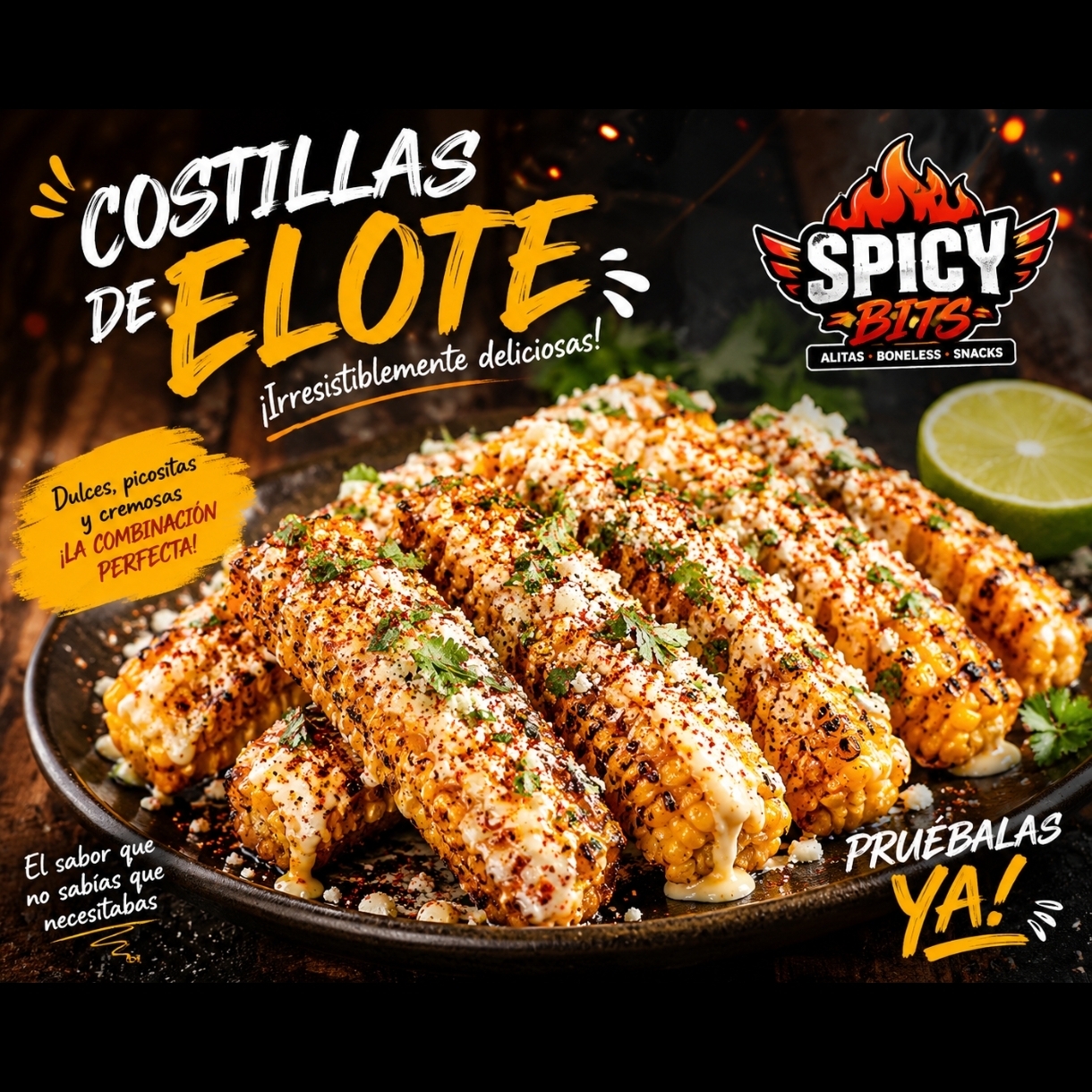 CHAROLA - COSTILLAS DE ELOTE!