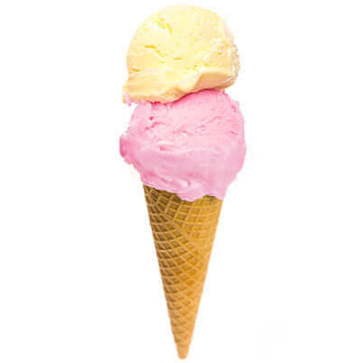 Cono de Nieve Doble