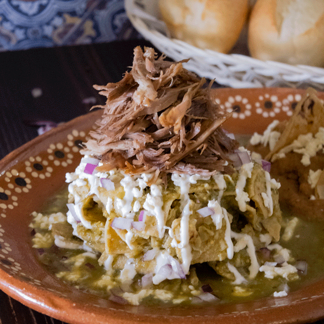 Chilaquiles de Carnitas