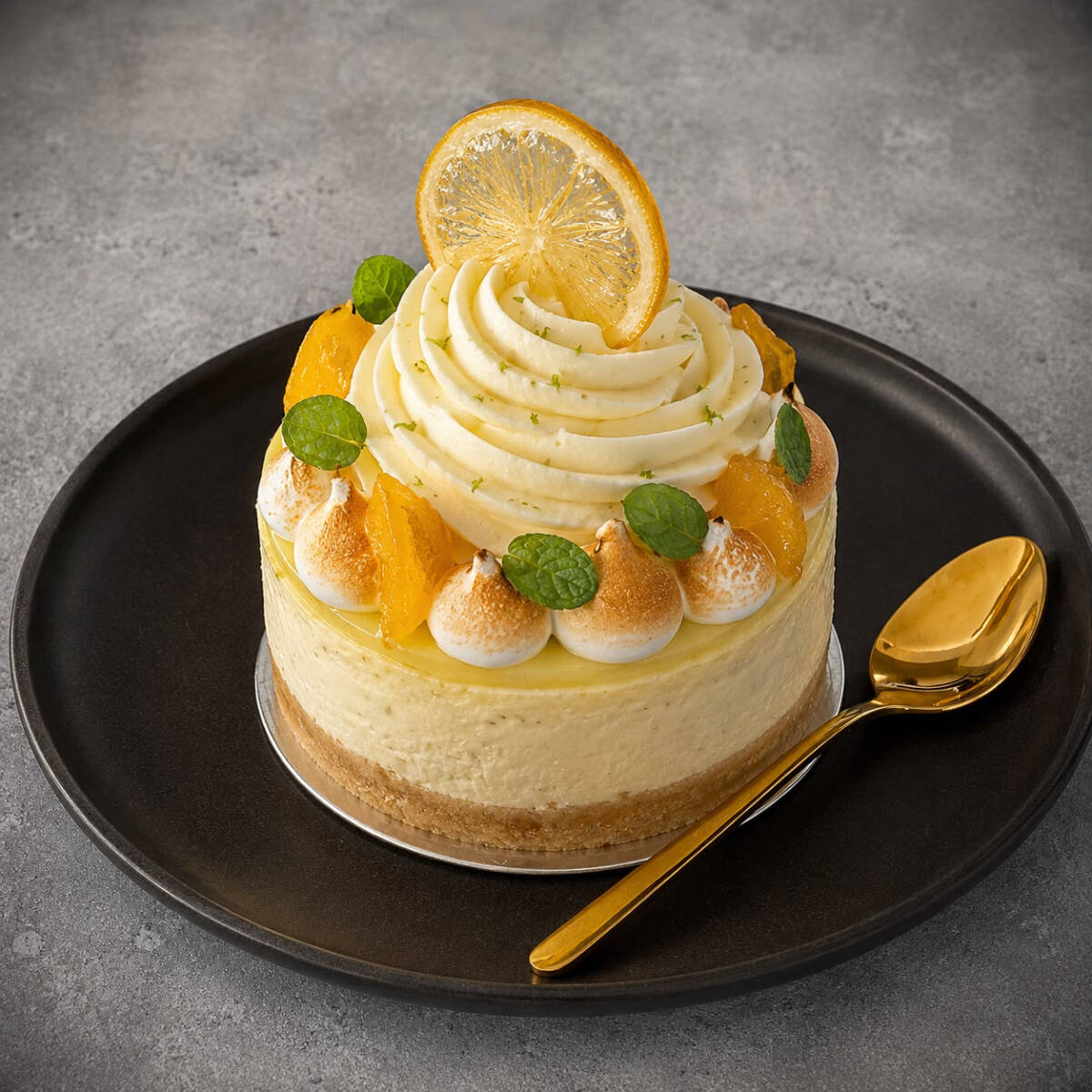 Cheesecake Horneado Individual De Limón