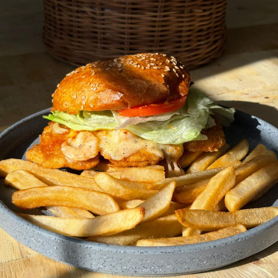 HAMBURGUESA MIX FILETE Y CAMARONES