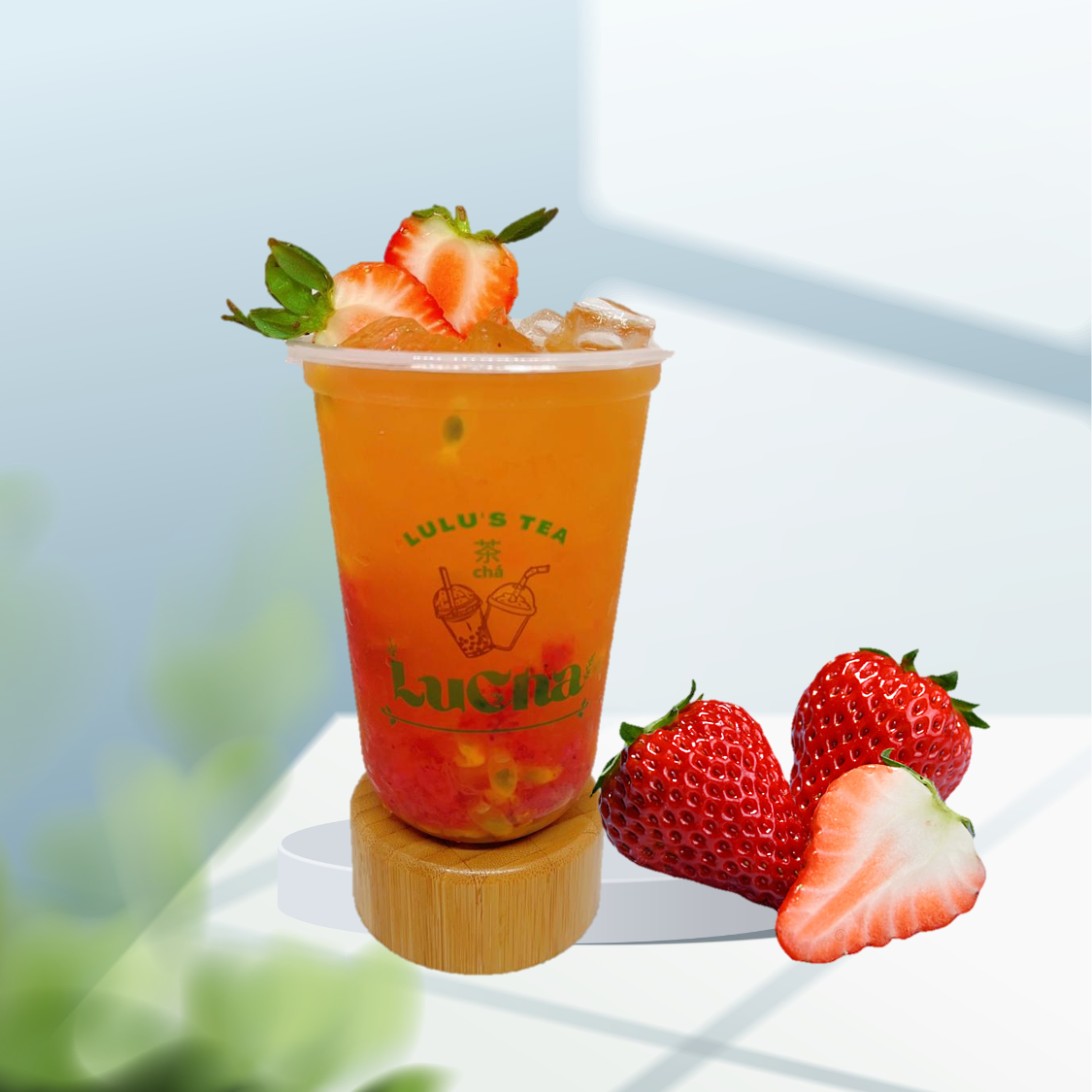 Té con Fresa 700 Ml