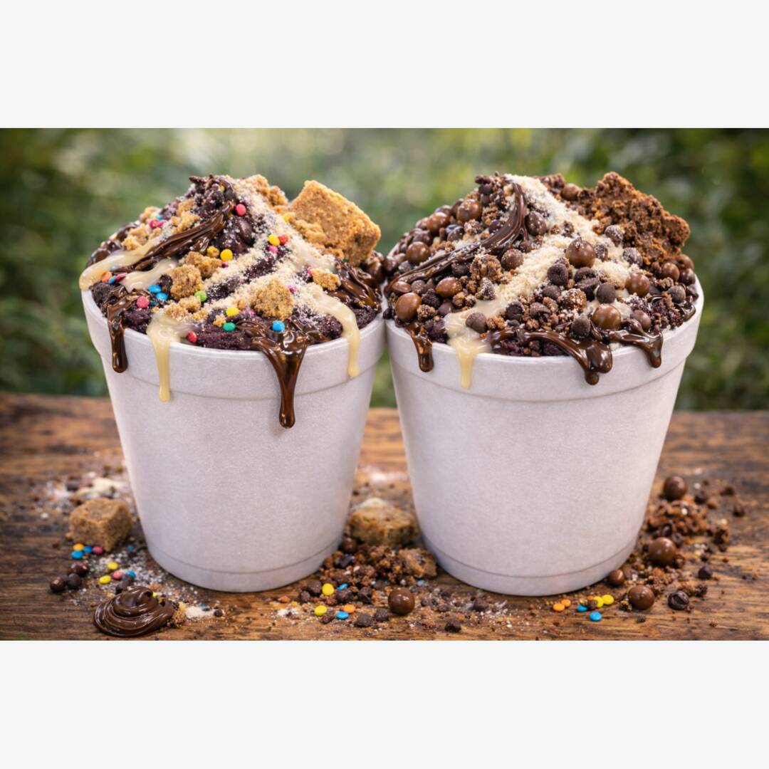 Açaí cremoso e bem geladinho 😋 Perfeito pra dividir (ou não 😅) Leve 2 de 500ml e monte do seu jeito, com direito á 3 acompanhamentos grátis em cada! 🍫 😋 💥 Melhor custo-benefício da loja 🔥 Um dos mais pedidos! Obs: Os complementos são iguais para os dois açaís. Para incluir adicional pago nos dois, selecione 2x.
