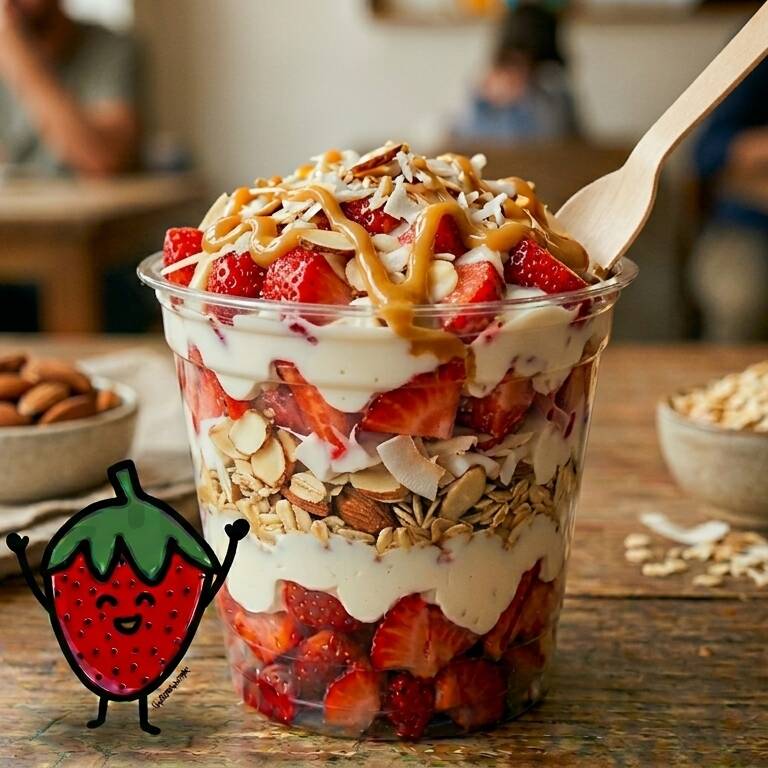 Fresas/Crema Buena Vida