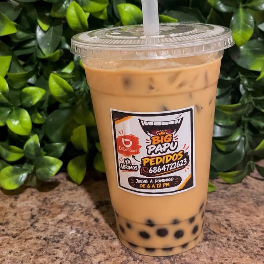 Boba Tea Calabaza 16oz