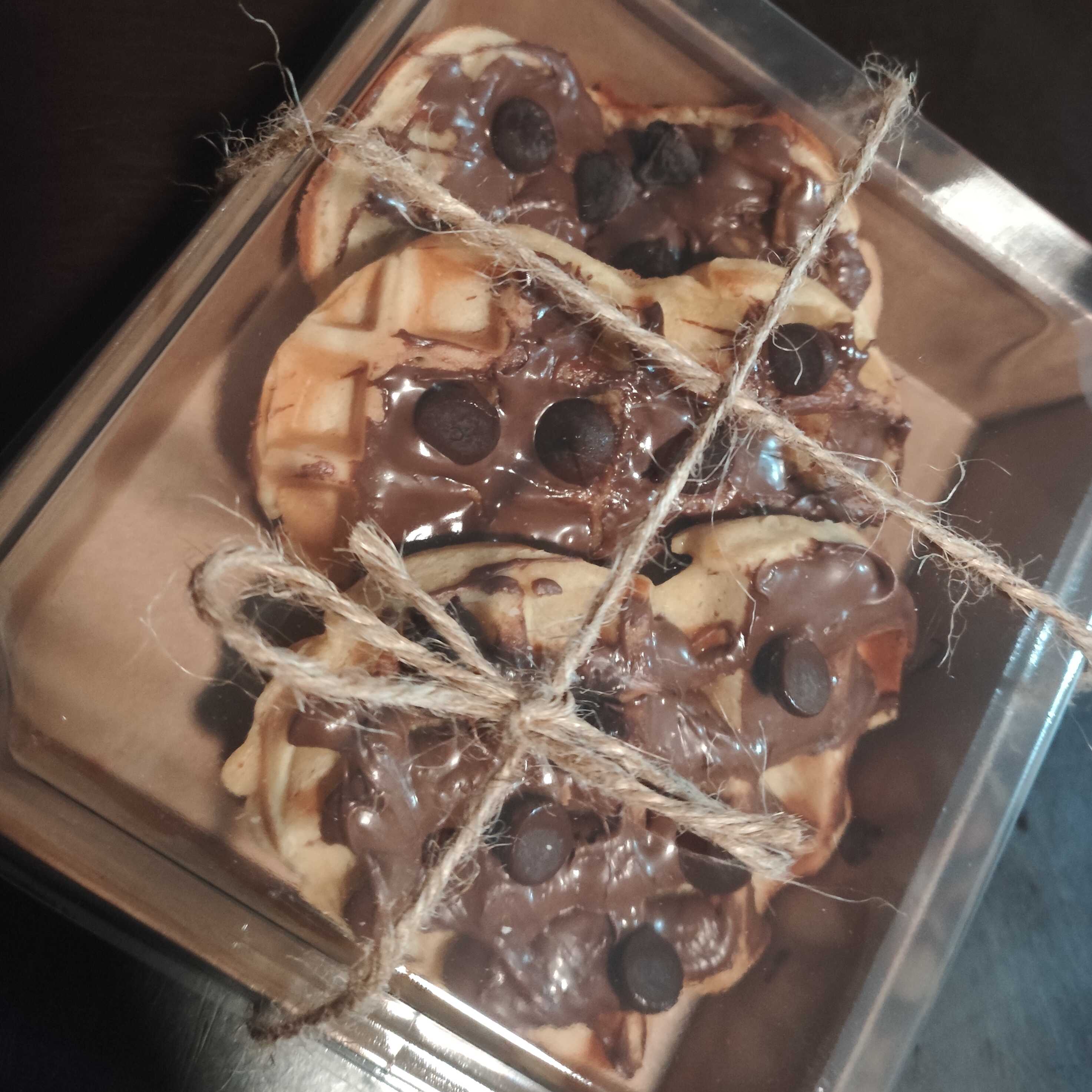Waffle de Corazón Chocolatoso.🤎