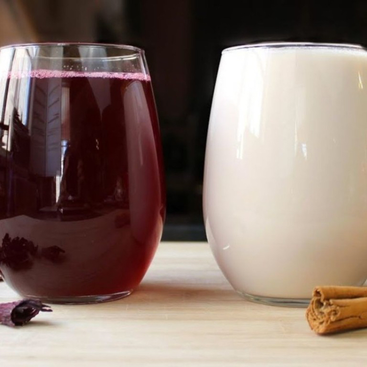Vaso Horchata ó Jamaica
