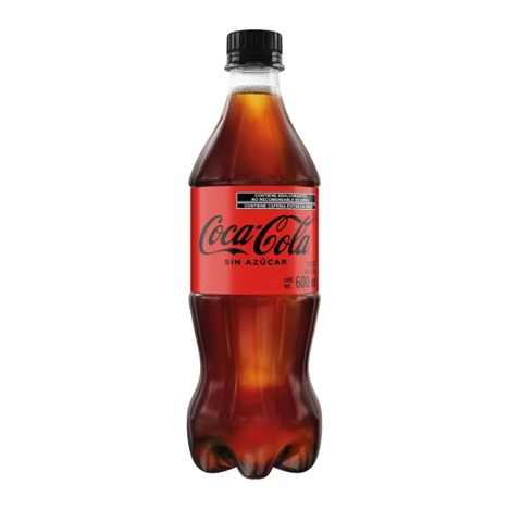 Cocacola 600 Ml Sin Azucar