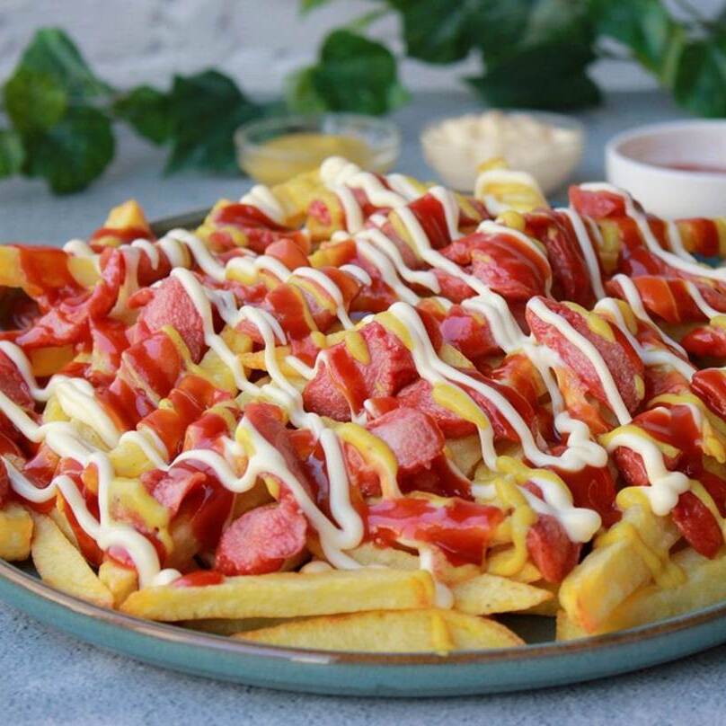 Salchi-Papas con Queso