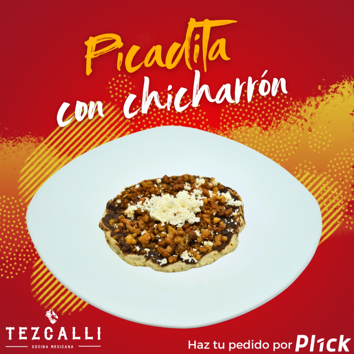picadita con chicharron (1Pza)