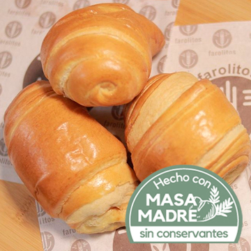 Pan Leche x6 (con masa MADRE)