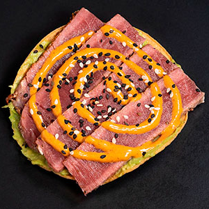 Tostadas de Atun Sellado