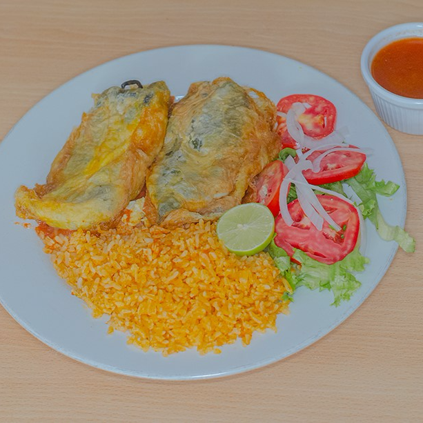 Chiles Rellenos + Agua Fresca