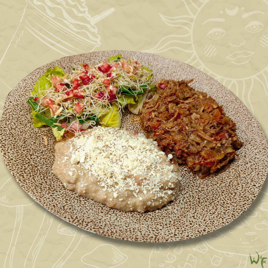 Machaca de Res a la Mexicana (Platillo Completo)