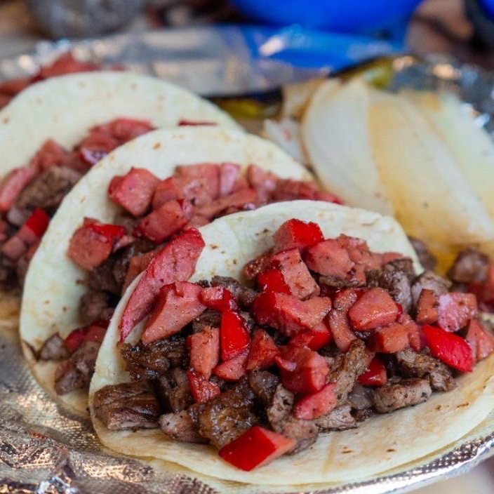 Taco Grande de Salchicha