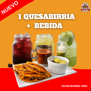 1 Quesabirria + Bebida