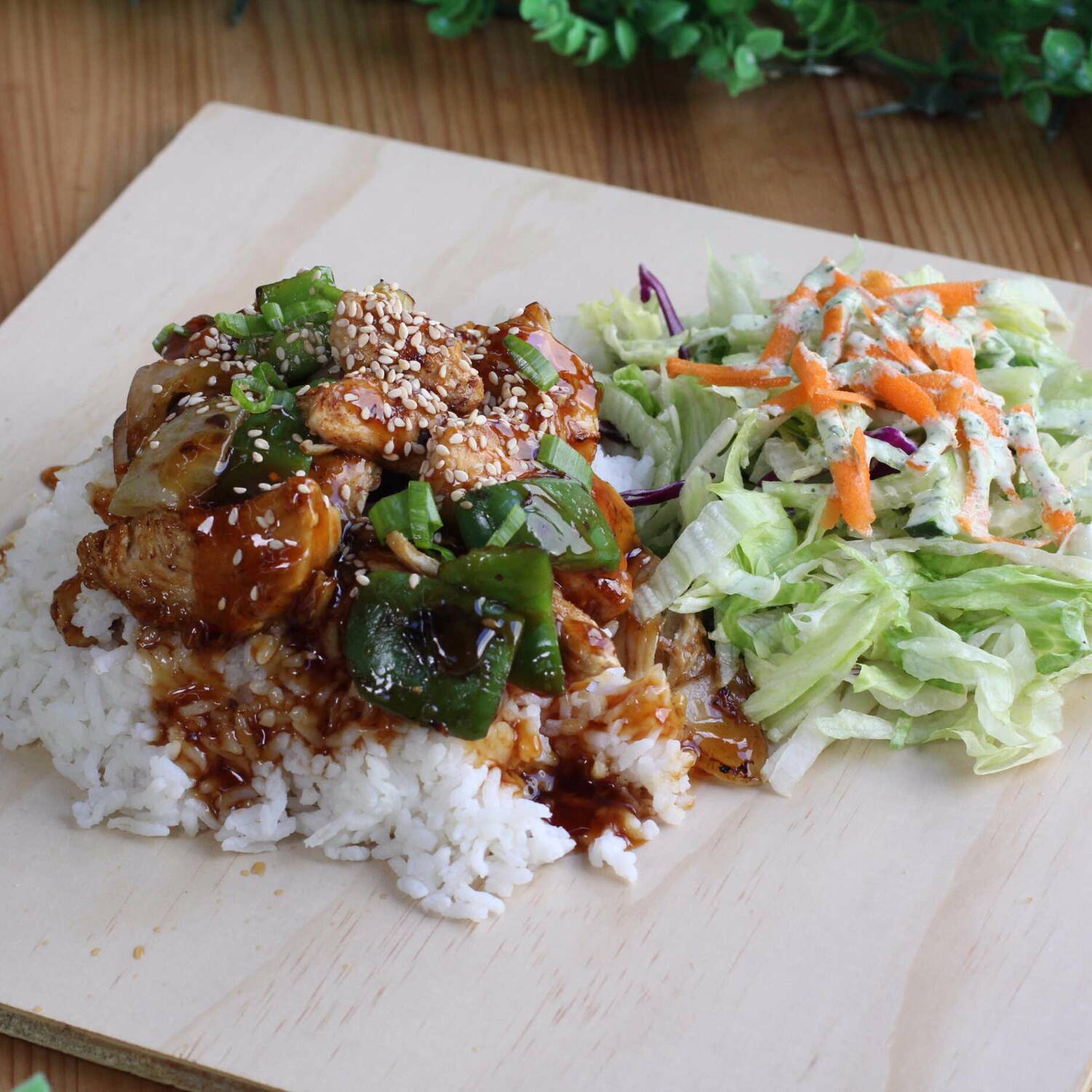 Tazón de Pechuga Teriyaki