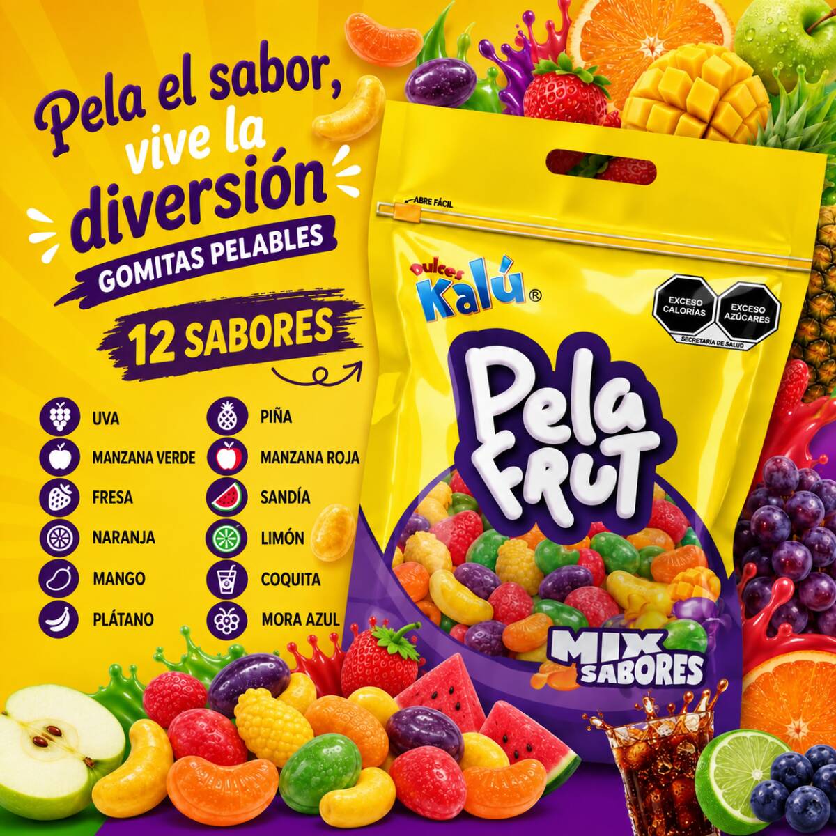 Gomitas pelables