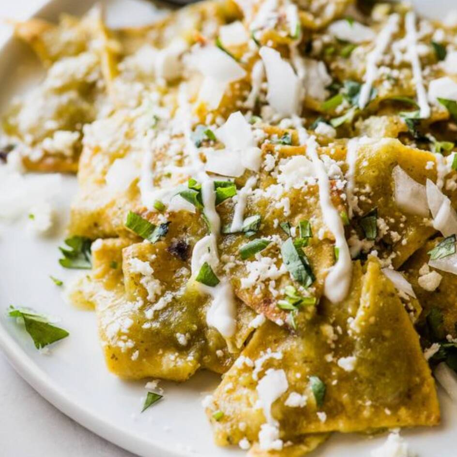 Chilaquiles Verdes Sencillos