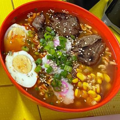 Miso ramen kuro buta 4 cheese arrachera