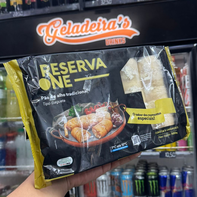 PÃO DE ALHO BAGUETE TRADICIONAL