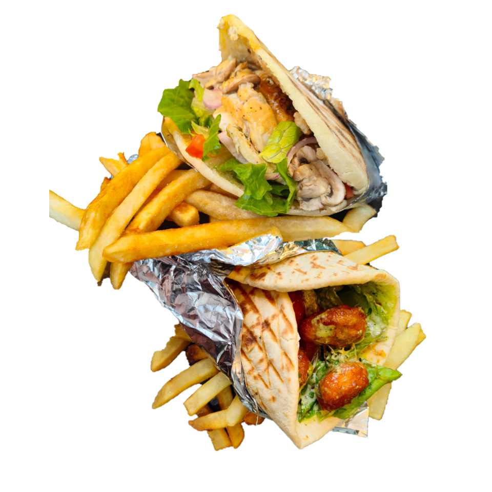 Kebab + Gyro + Agua de 1 Lt