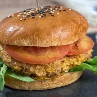 Hamburguesa de pollo crispy