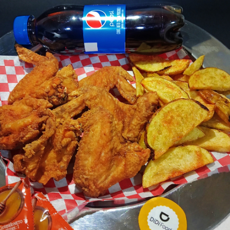 🍗Combo 16 Piezas de Alitas Broaster + Gaseosa🥤
