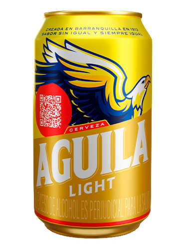 Cerveza aguila light en lata