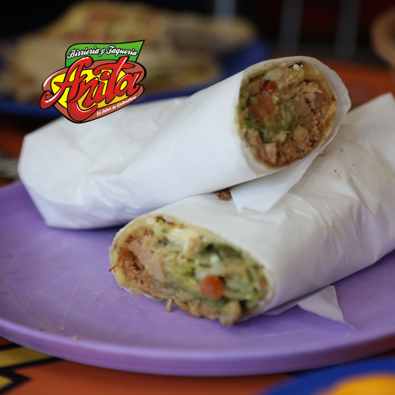 Burrito de lomo sencillo.