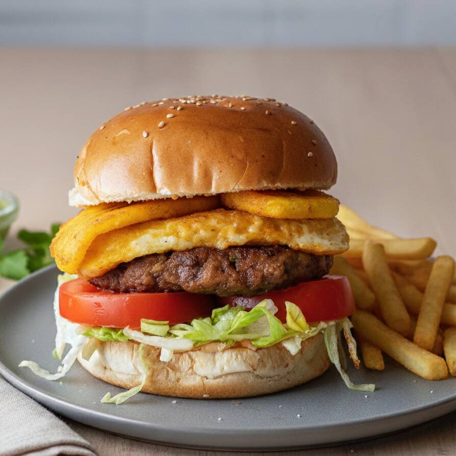 Hamburguesa de Casa Cubana