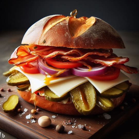 Sándwich de Tocino, Manchego y Panela