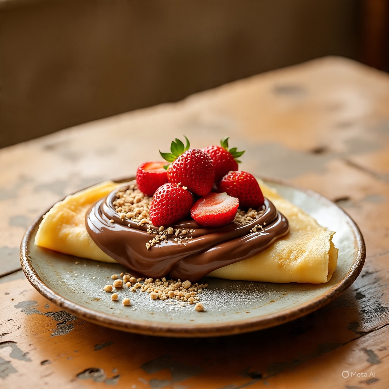 Nutella, Fresa y Nuez