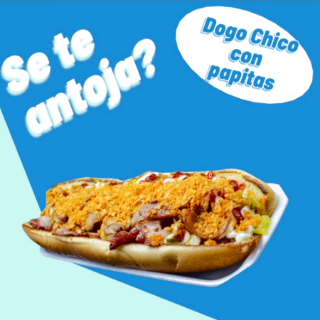 Hot Dog Chico Salchicha para Asar con Papitas
