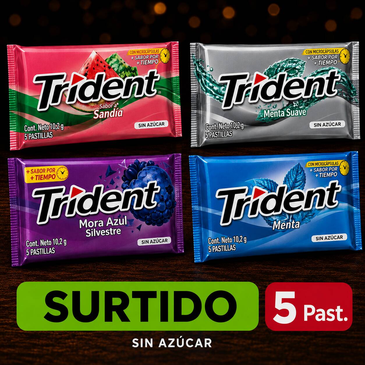 Chicle Trident X5 Und
