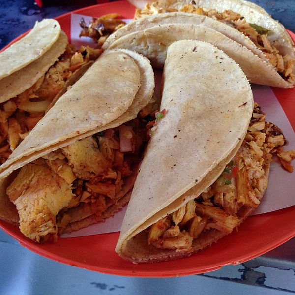 Taco de Pieza Pollo Rostizado