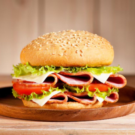 Hamburguesa con Jamón