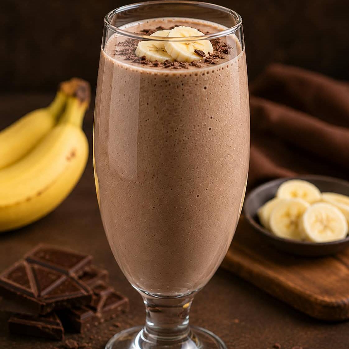 Licuado de Platano con Chocolate🍫🍌