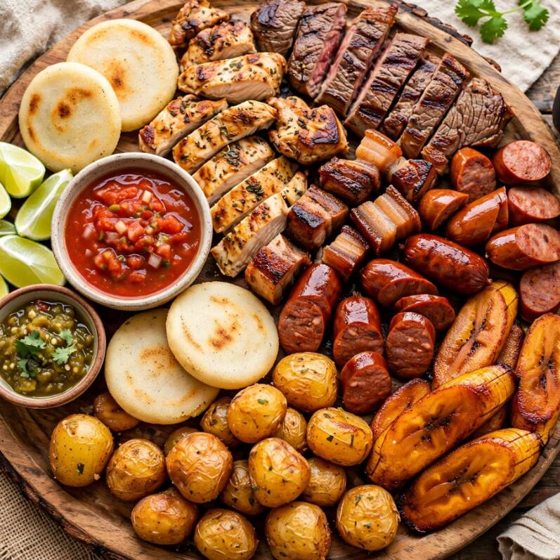Picada para 3 Personas mas Bebida 1.5 Lt