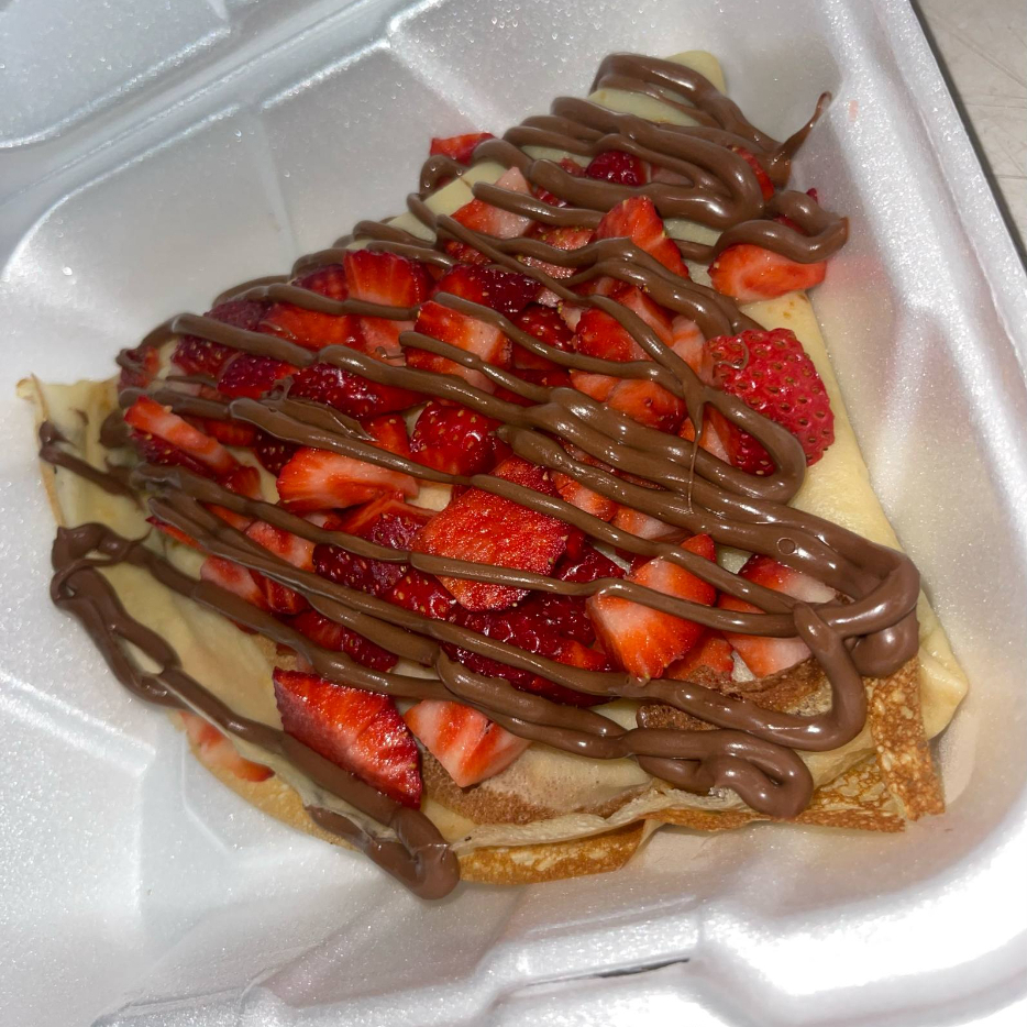 Crepa de Fresa y NUTELLA