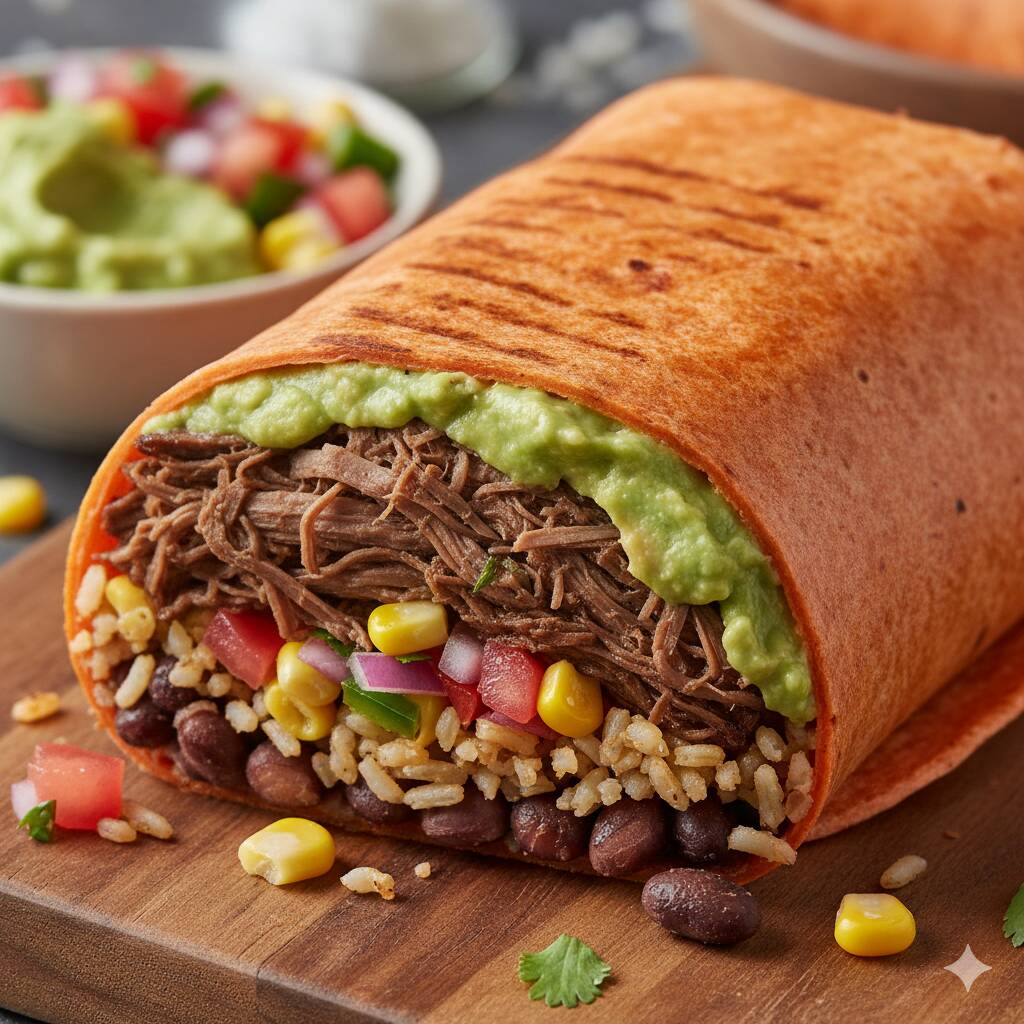 Burrito Carne Sabor Real en Cada Bocado 🌯🔥110 g