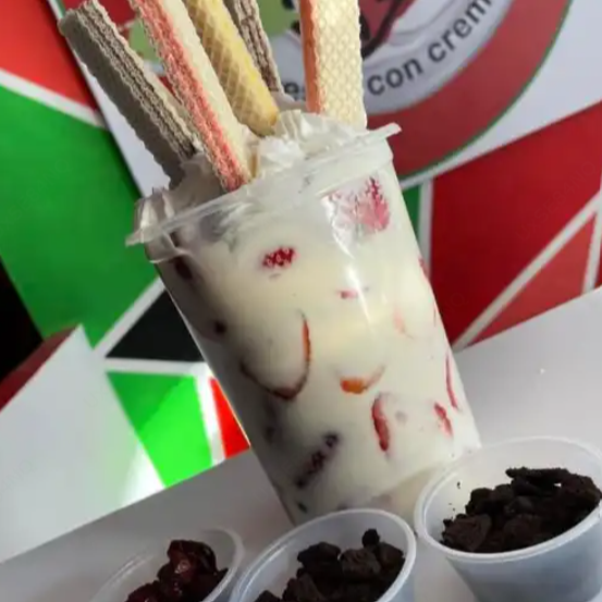 Fresas con Rompope Mega