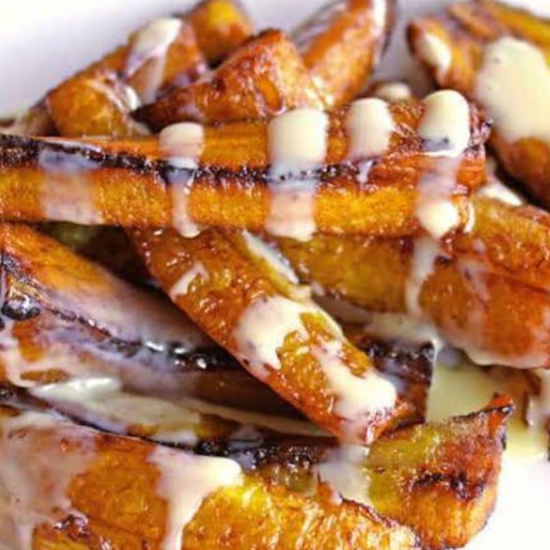 Platanos Fritos Con Lechera