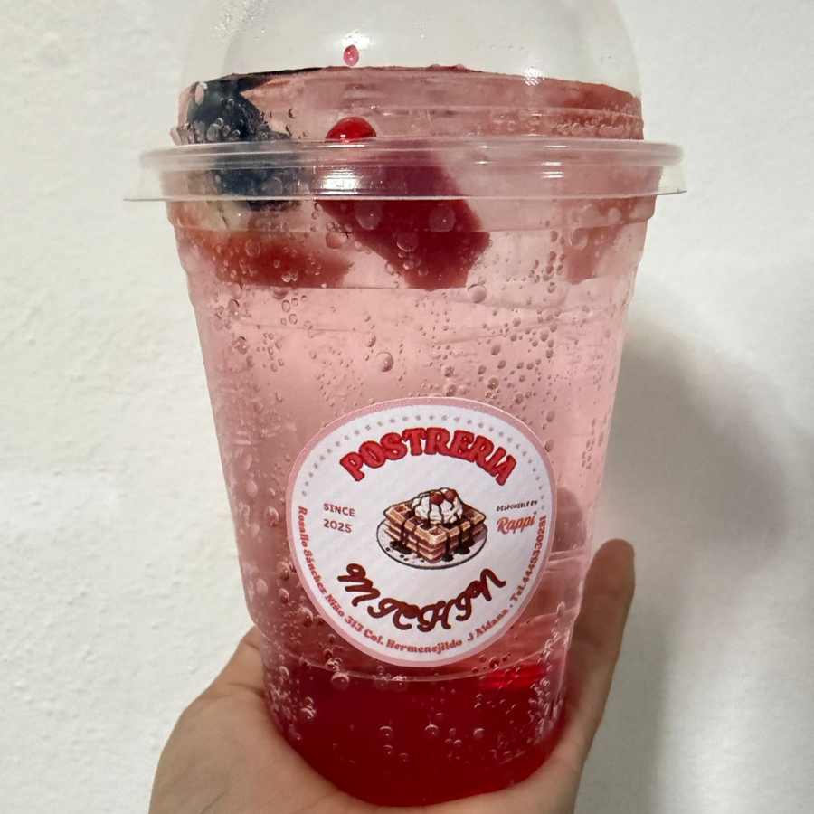 Soda Italiana de Frutos Rojos